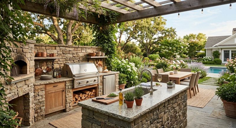 Outdoor Kitchen Installation in Alpharetta, GA